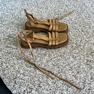 Zara strapped chunky sandals